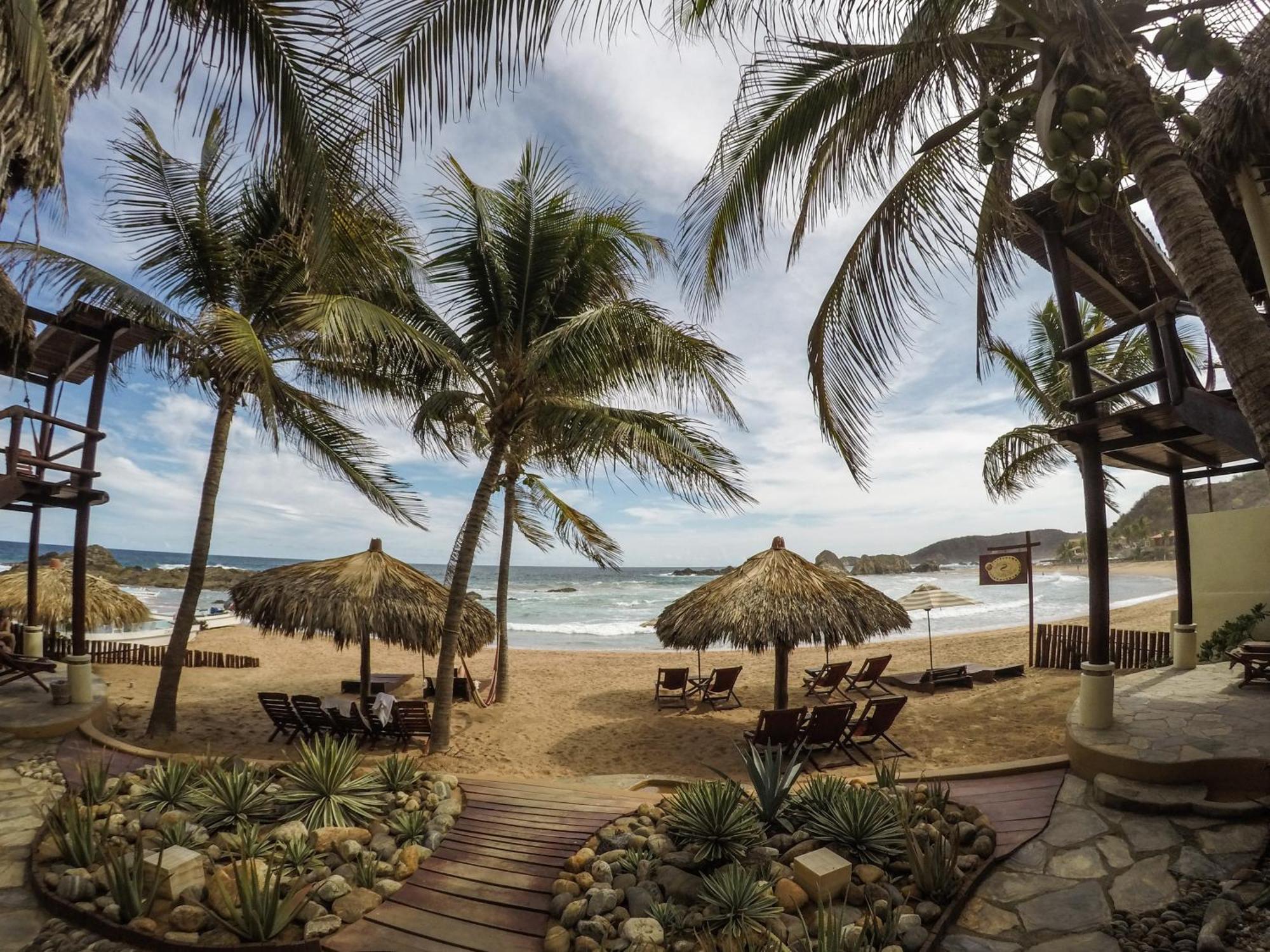 Cabanas Punta Placer San Agustinillo Eksteriør billede